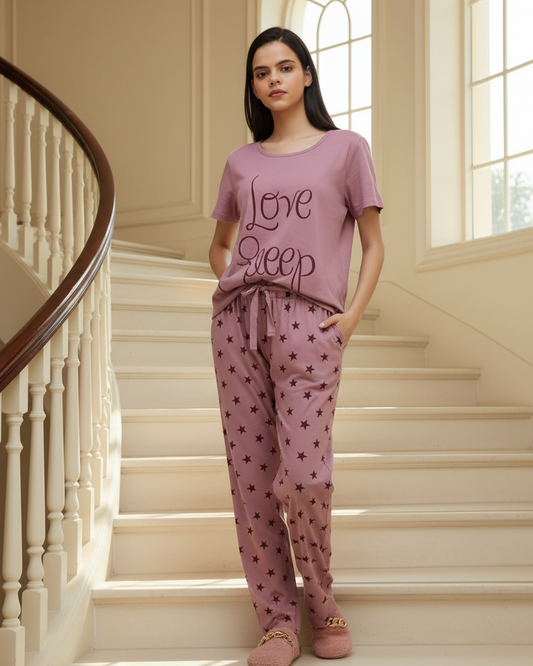 LOVE SLEEP PINK - PJ SUIT FOR WOMEN