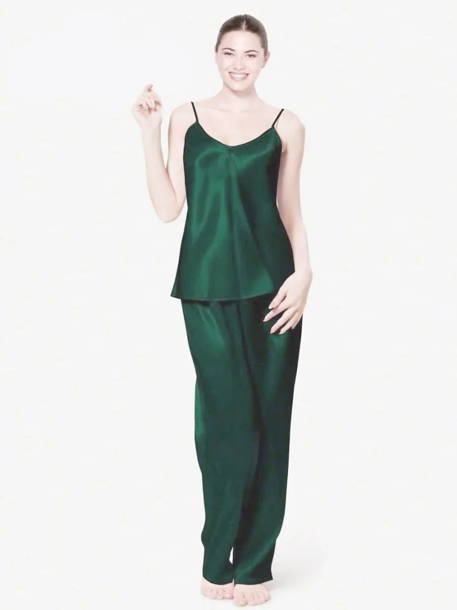 CAMI SILK - GREEN