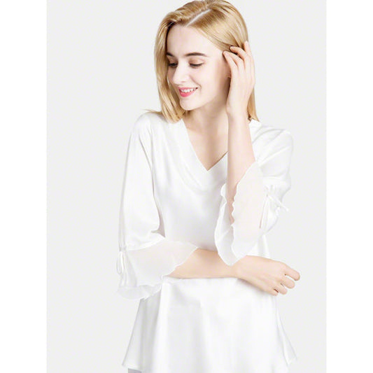 SILK NETRIBBON - WHITE