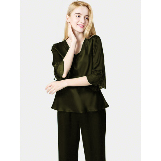 SILK NETRIBBON - OLIVE