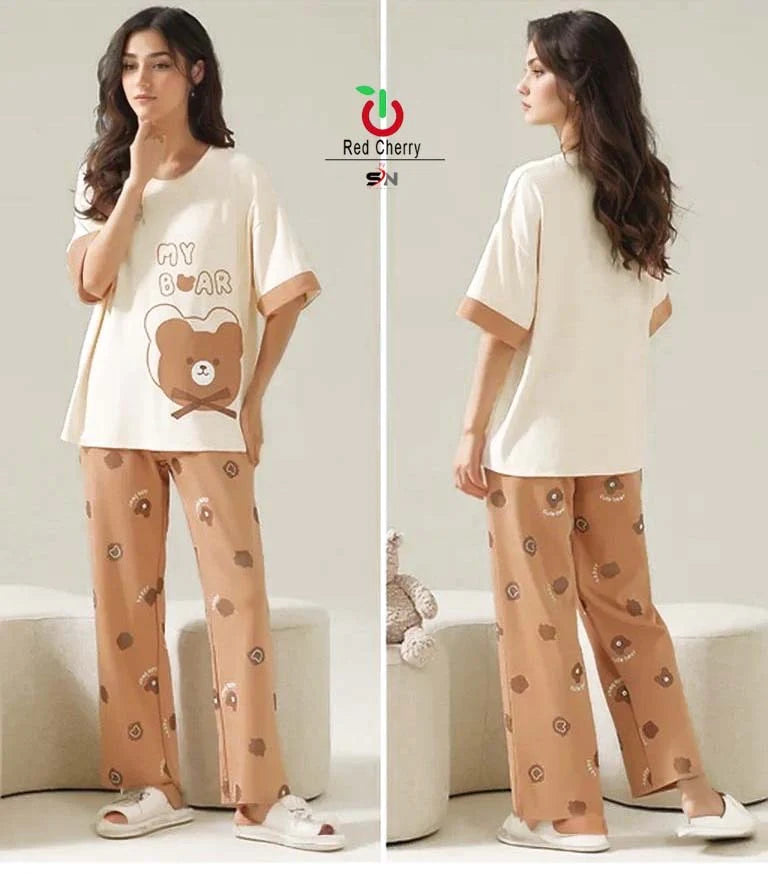 MY BEAR PRINTED - PJ SUIT FOR WOMEN